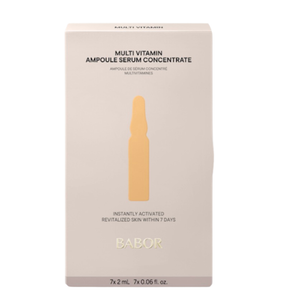 BABOR Multi Vitamin Ampulle – revitalisierendes Gesichtsserum für mehr Ausstrahlung, Energie und gepflegte Haut