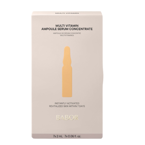 BABOR Multi Vitamin Ampulle – revitalisierendes Gesichtsserum für mehr Ausstrahlung, Energie und gepflegte Haut